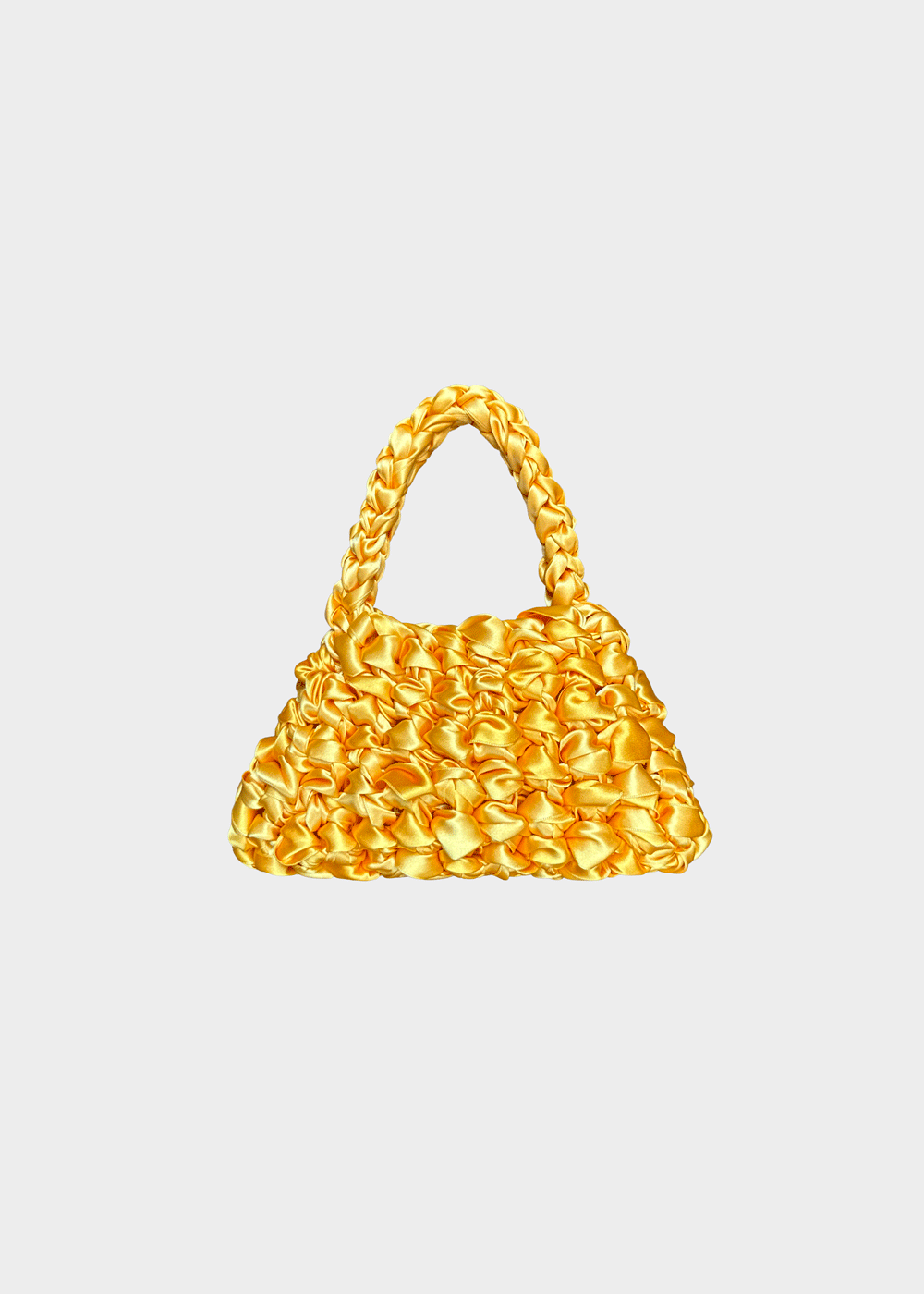 Bolso Sailor Mini Ki · vista giratoria · bolso mini de ganchillo amarillo · Fūwa Barcelona