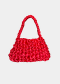 Bolso Sailor aka · vista giratoria · bolso de asa media de ganchillo rojo · Fūwa Barcelona