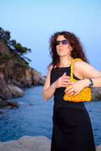 Bolso Sailor ki · color amarillo · detalle interior · Fūwa