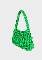 Bolso Sailor midori · bolso de asa media de ganchillo verde · hecho a mano en Barcelona · Fūwa
