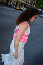 Bolso Sailor sakura · vista lifestyle · color rosa · Fūwa