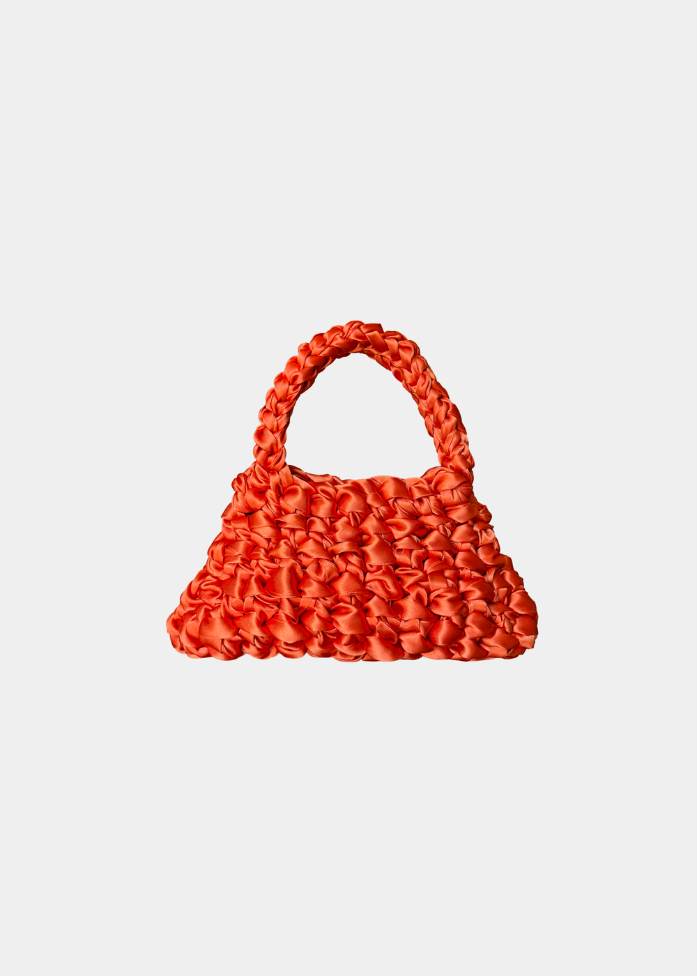 Bolso Sailor mini daidai en movimiento · ganchillo naranja hecho a mano · Fūwa