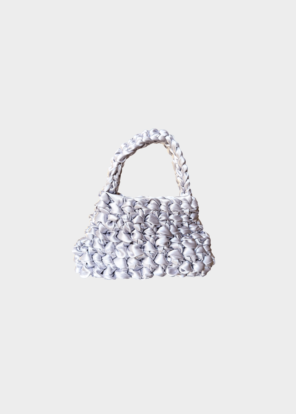Bolso Sailor mini gin en movimiento · ganchillo plata hecho a mano · Fūwa