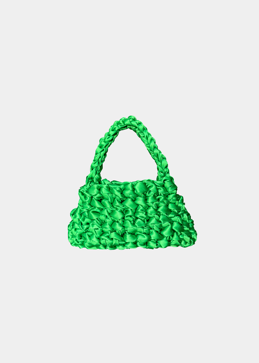 Bolso Sailor mini midori en movimiento · ganchillo verde hecho a mano · Fūwa